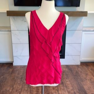 Express ruffle tank top